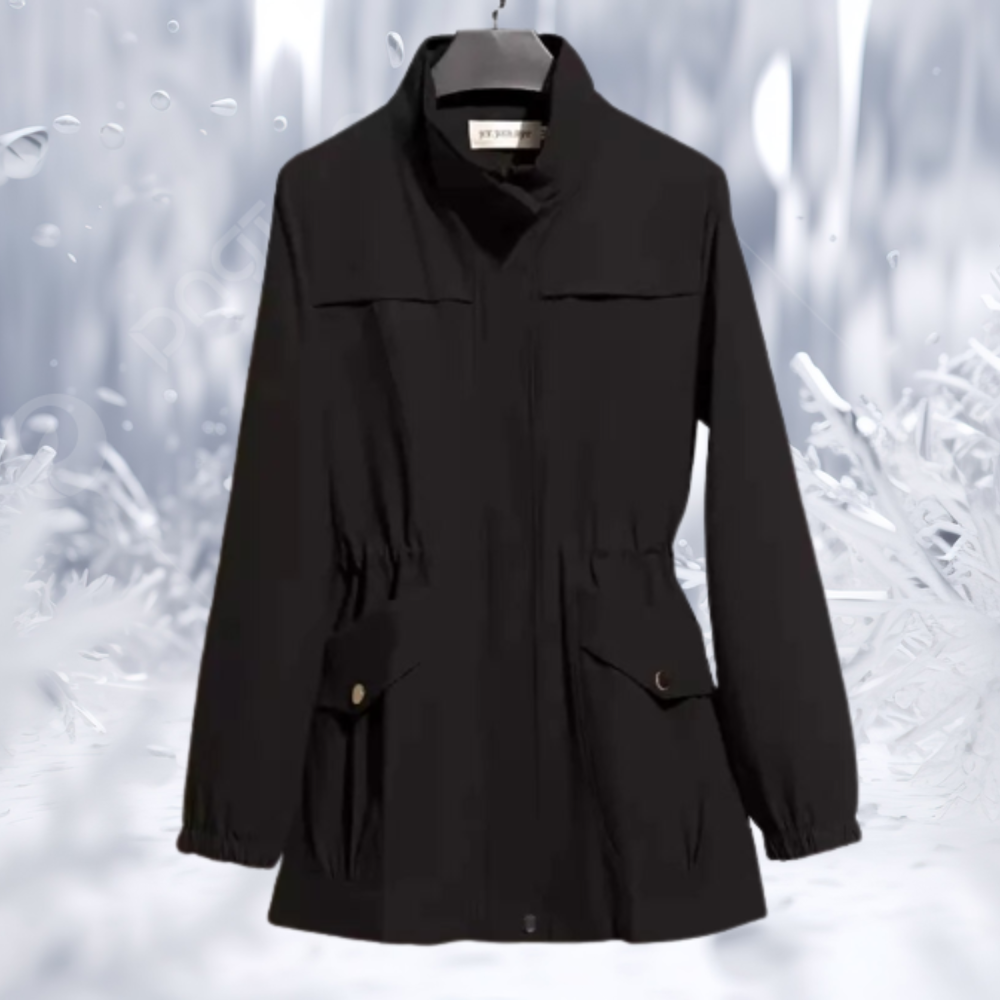 R&B | Parka Jacke - Hoher Kragen - Verstellbare Taille - Winddicht mit Taschen