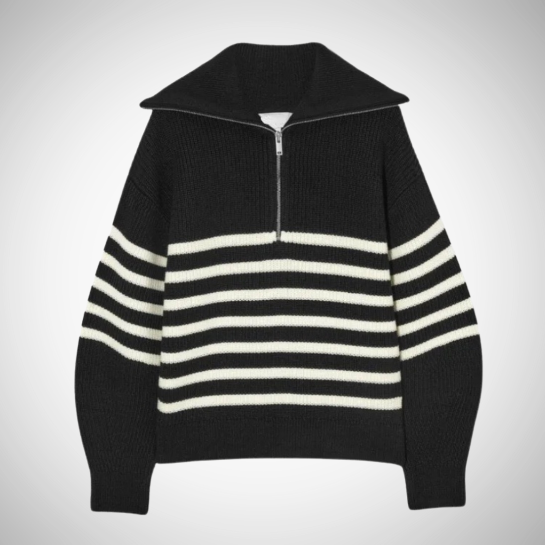 R&B | Halber Reißverschluss Pullover