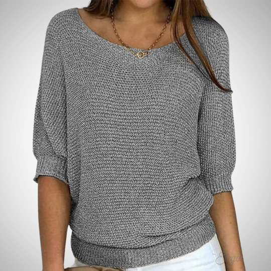 R&B | Cross Gestrickter Pullover
