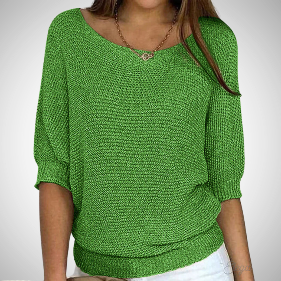 R&B | Cross Gestrickter Pullover