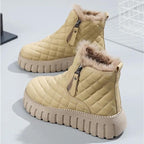 R&B | Gesteppte Dick-Sohlige Warme Winterstiefel