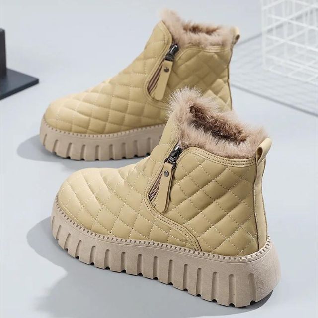 R&B | Gesteppte Dick-Sohlige Warme Winterstiefel