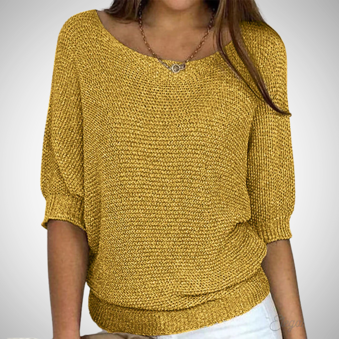 R&B | Cross Gestrickter Pullover