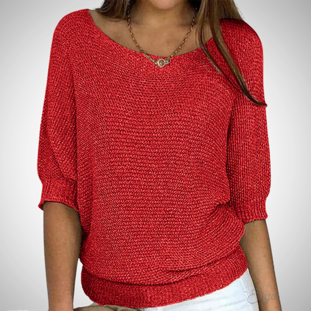 R&B | Cross Gestrickter Pullover