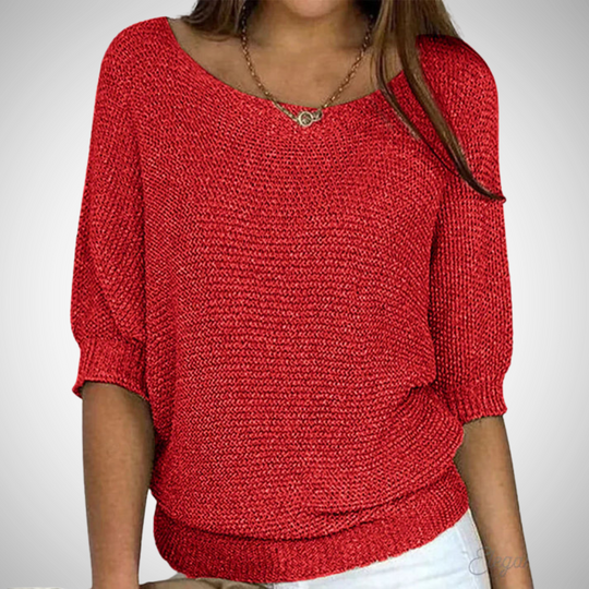 R&B | Cross Gestrickter Pullover