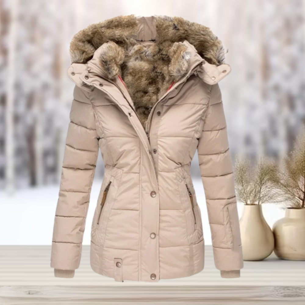R&B | Damen Pufferjacke Winter Elegant