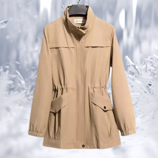 R&B | Parka Jacke - Hoher Kragen - Verstellbare Taille - Winddicht mit Taschen