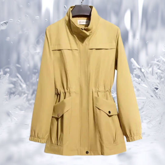 R&B | Parka Jacke - Hoher Kragen - Verstellbare Taille - Winddicht mit Taschen