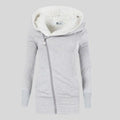 R&B | Fleece-Cardigan mit Kapuze