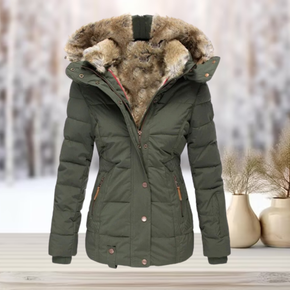 R&B | Damen Pufferjacke Winter Elegant