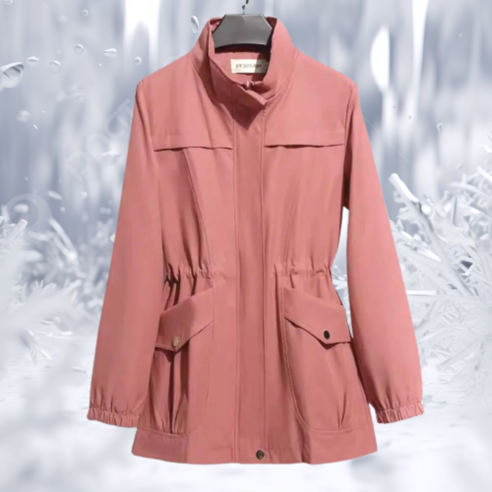 R&B | Parka Jacke - Hoher Kragen - Verstellbare Taille - Winddicht mit Taschen