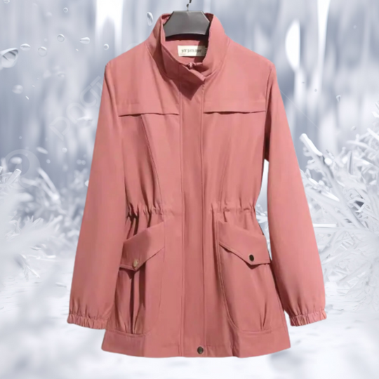 R&B | Parka Jacke - Hoher Kragen - Verstellbare Taille - Winddicht mit Taschen