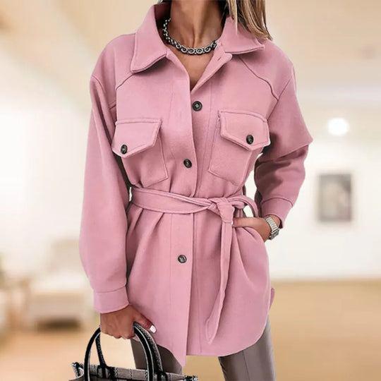 R&B | Damenmäntel mit Poloknopf für Herbst & Winter