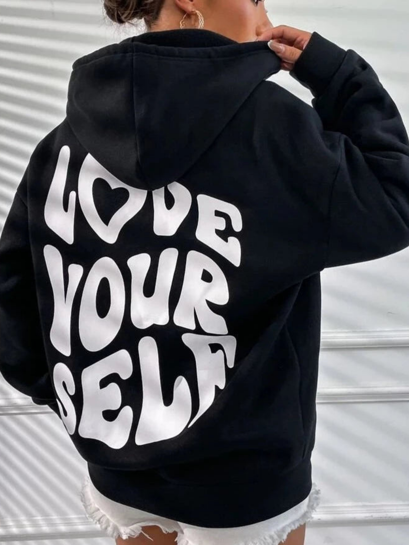 R&B | Streetwear Winter Statement Hoodie für Frauen