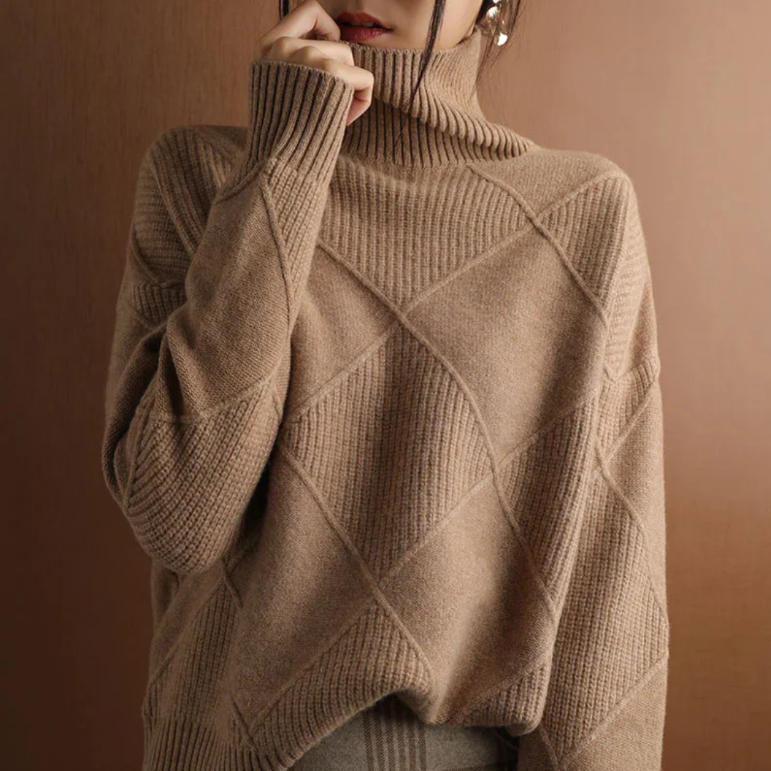 R&B | Weicher Rollkragenpullover für Kalte Tage