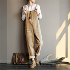 R&B | Damen Samt Retro Latzhose Perfekt für den Frühling
