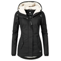 R&B | Winterjacke mit Kapuze für Damen - gestepptes Winterjacke