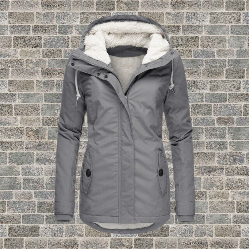 R&B | Belle Neue Plissierte Kapuzenjacke Aus Baumwolle