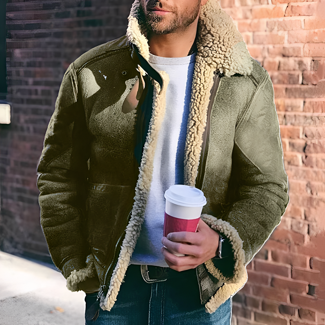 R&B | Jacke mit breiter Rever für Herren