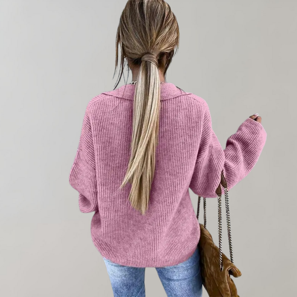 R&B | Pullover für Damen mit V-Ausschnitt