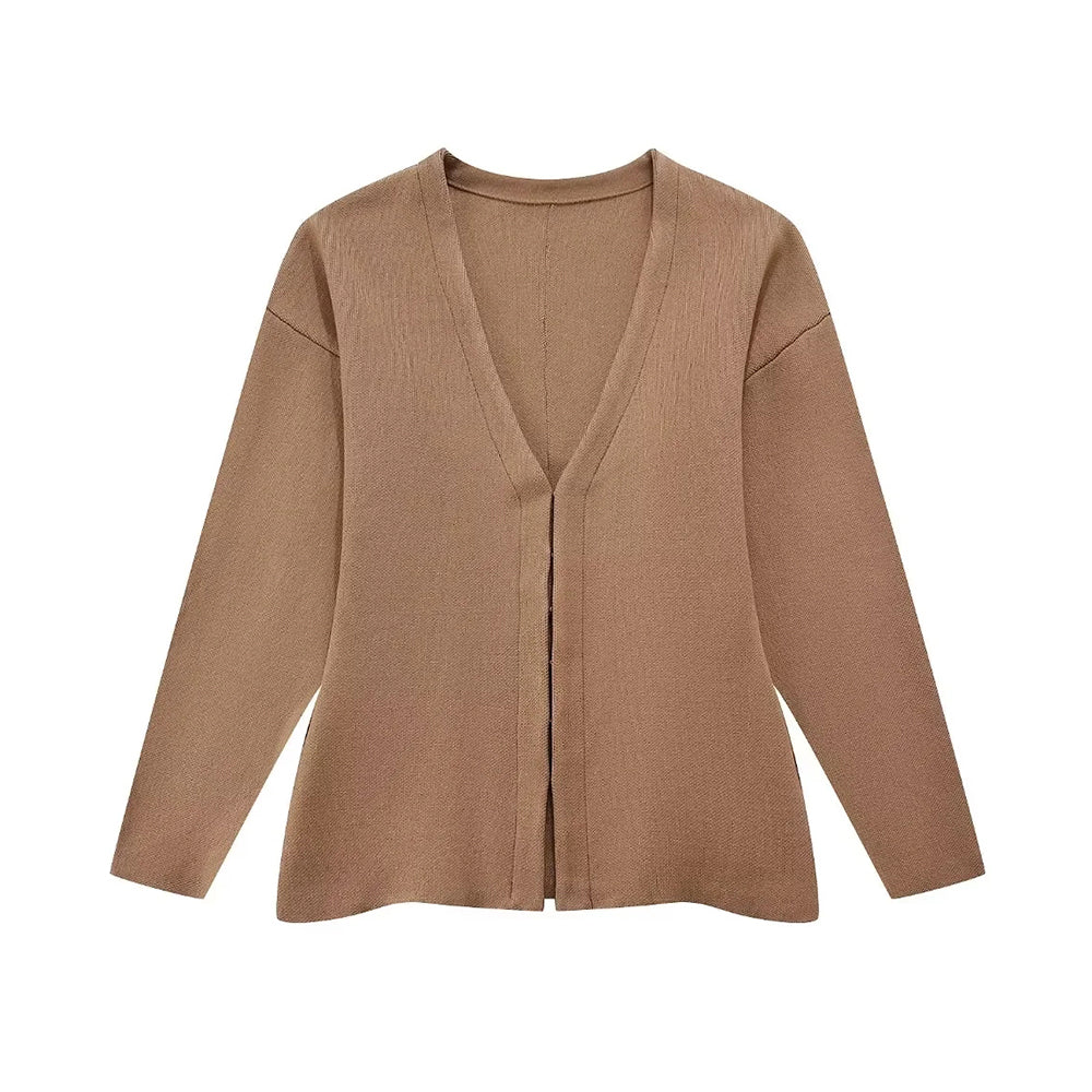 R&B | Minimalistischer Strick-Cardigan