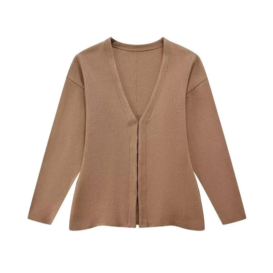 R&B | Minimalistischer Strick-Cardigan