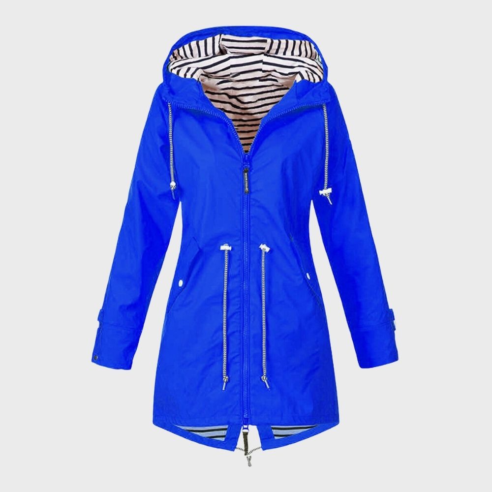 Stylische lange Regenjacke für Damen