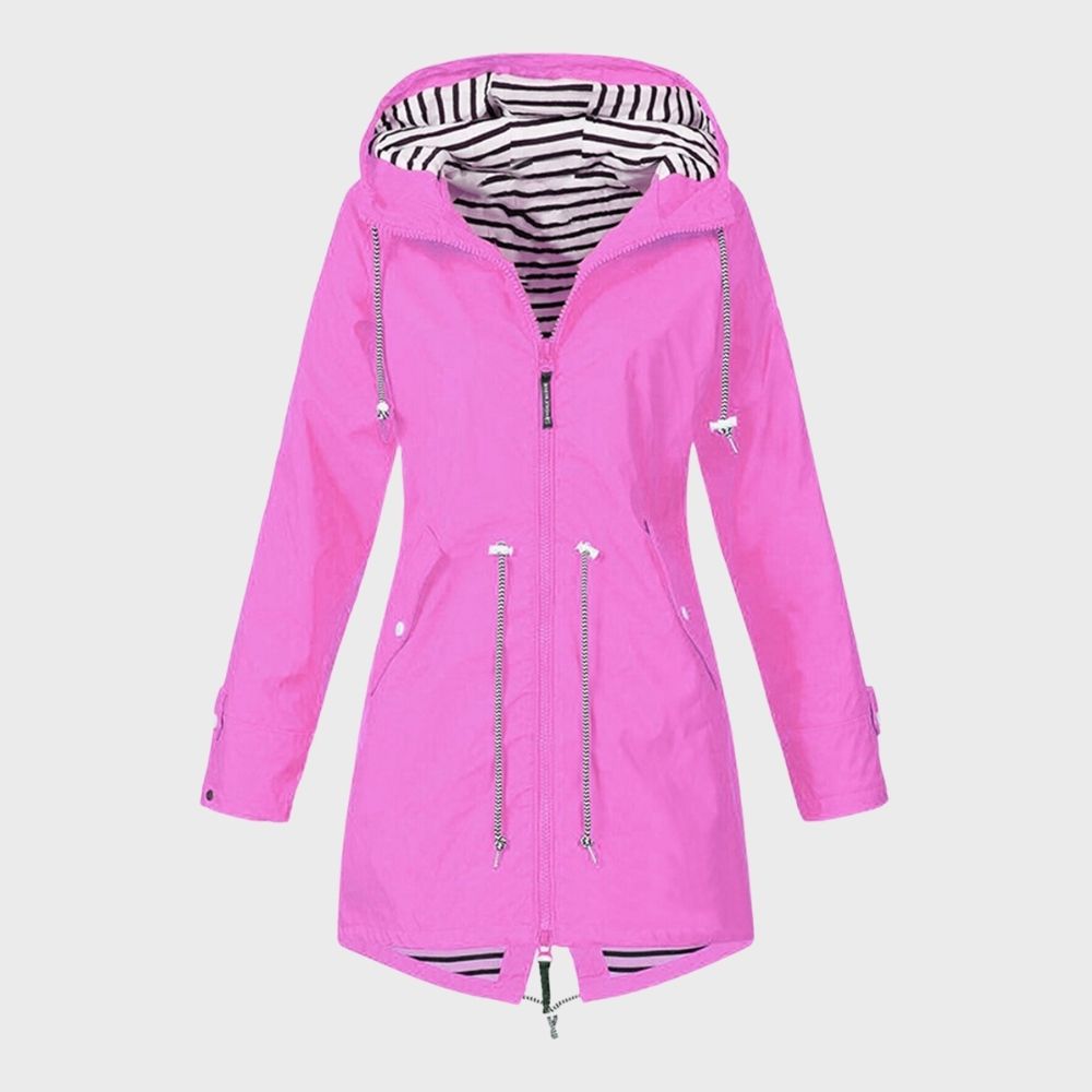 lange Regenjacke für Damen