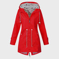 Stylische lange Regenjacke für Damen