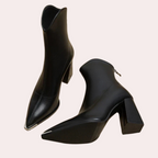Modische Blockabsatz-Stiefel für Damen R&B