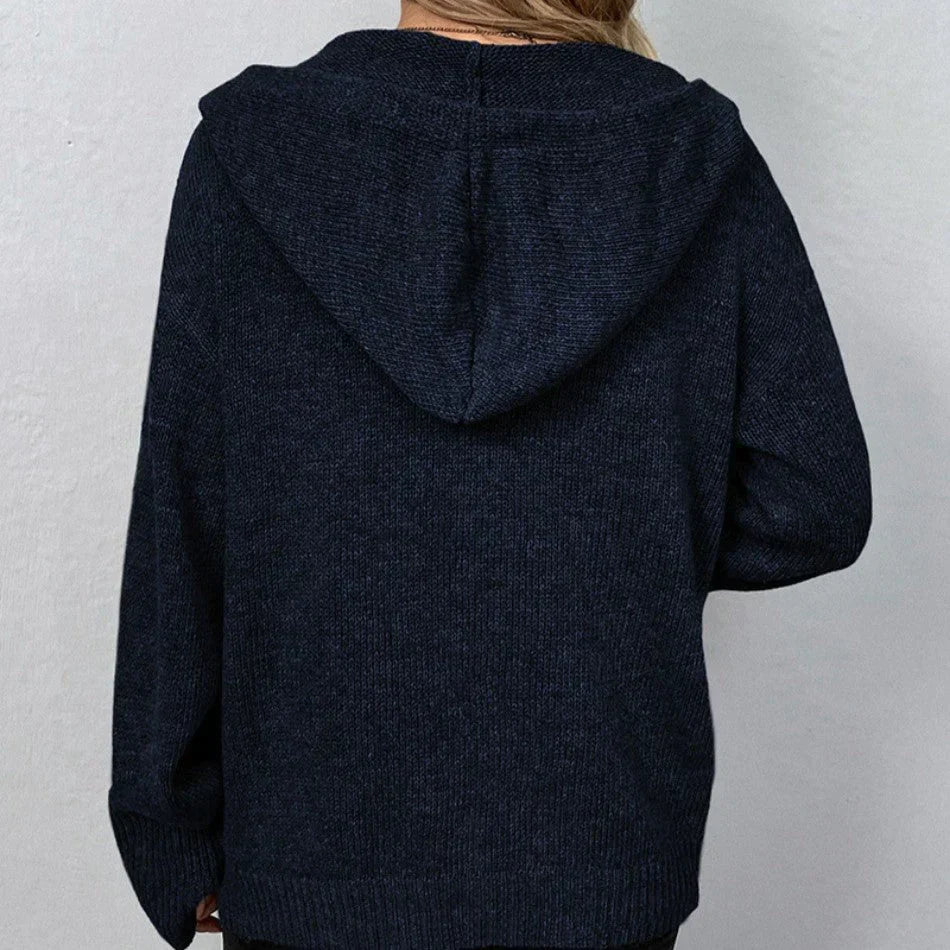 R&B | Kapuzencardigan mit Kordelzug