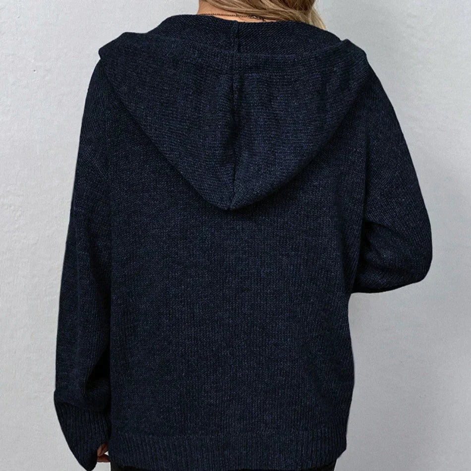 R&B | Kapuzencardigan mit Kordelzug