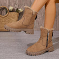 R&B | Gemütliche Plüschgefütterte Kurzstiefel für Damen