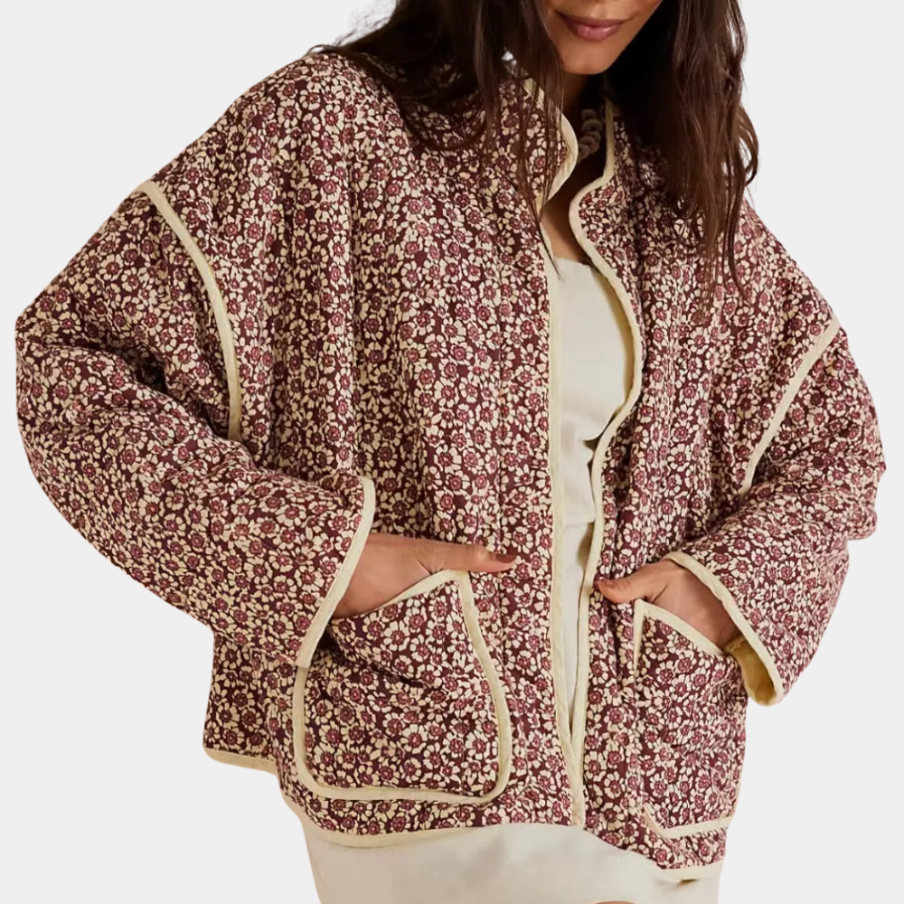 R&B | Blumen Herbstjacke für Damen