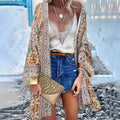 R&B | Kimono Erhöhe Deine Sommergarderobe mit Unserem Farbenfrohen Bedruckten Kimono
