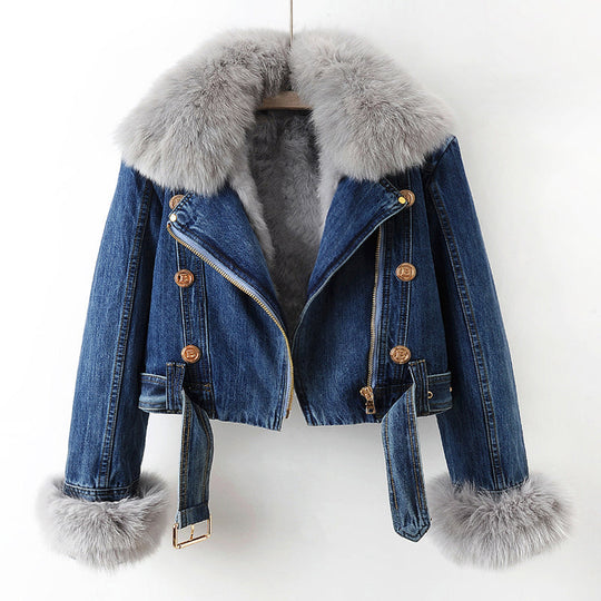 R&B | Luxuriöser Denim-Mantel