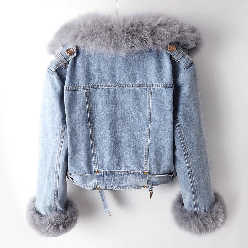 R&B | Luxuriöser Denim-Mantel