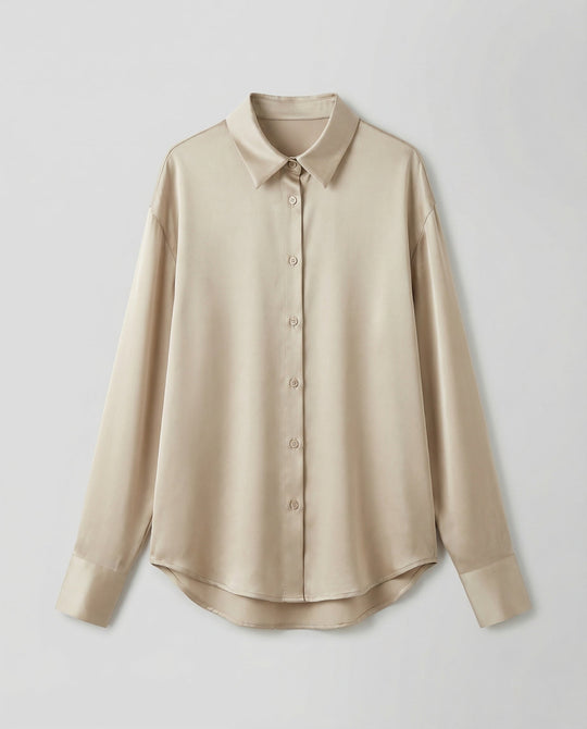Luxuriöse Elegante Seidenbluse Damen | R&B
