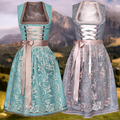 Einzigartiges Kleid mit Bluse und Schürze