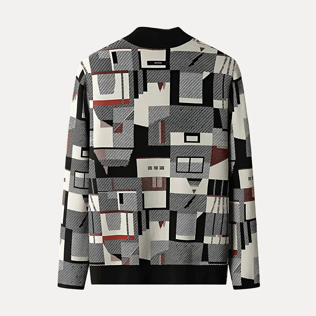 R&B | Patchwork Strickjacke