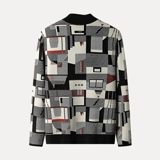 R&B | Patchwork Strickjacke