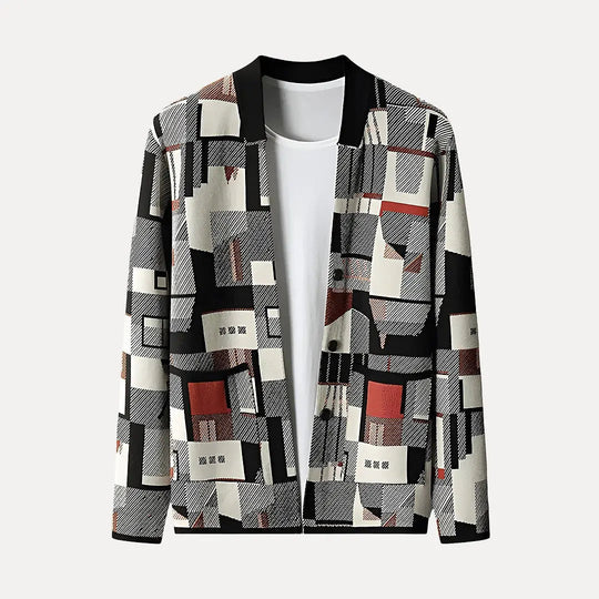 R&B | Patchwork Strickjacke