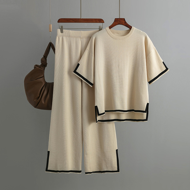 R&B | Zweiteilige Koreanische Outfits Aus Leichtem, Dehnbarem und Weichem Material