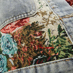 R&B | Elegante Blumen Denimjacke für Damen für den Herbst