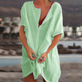 Luftiges Baumwoll-Sommerkleid