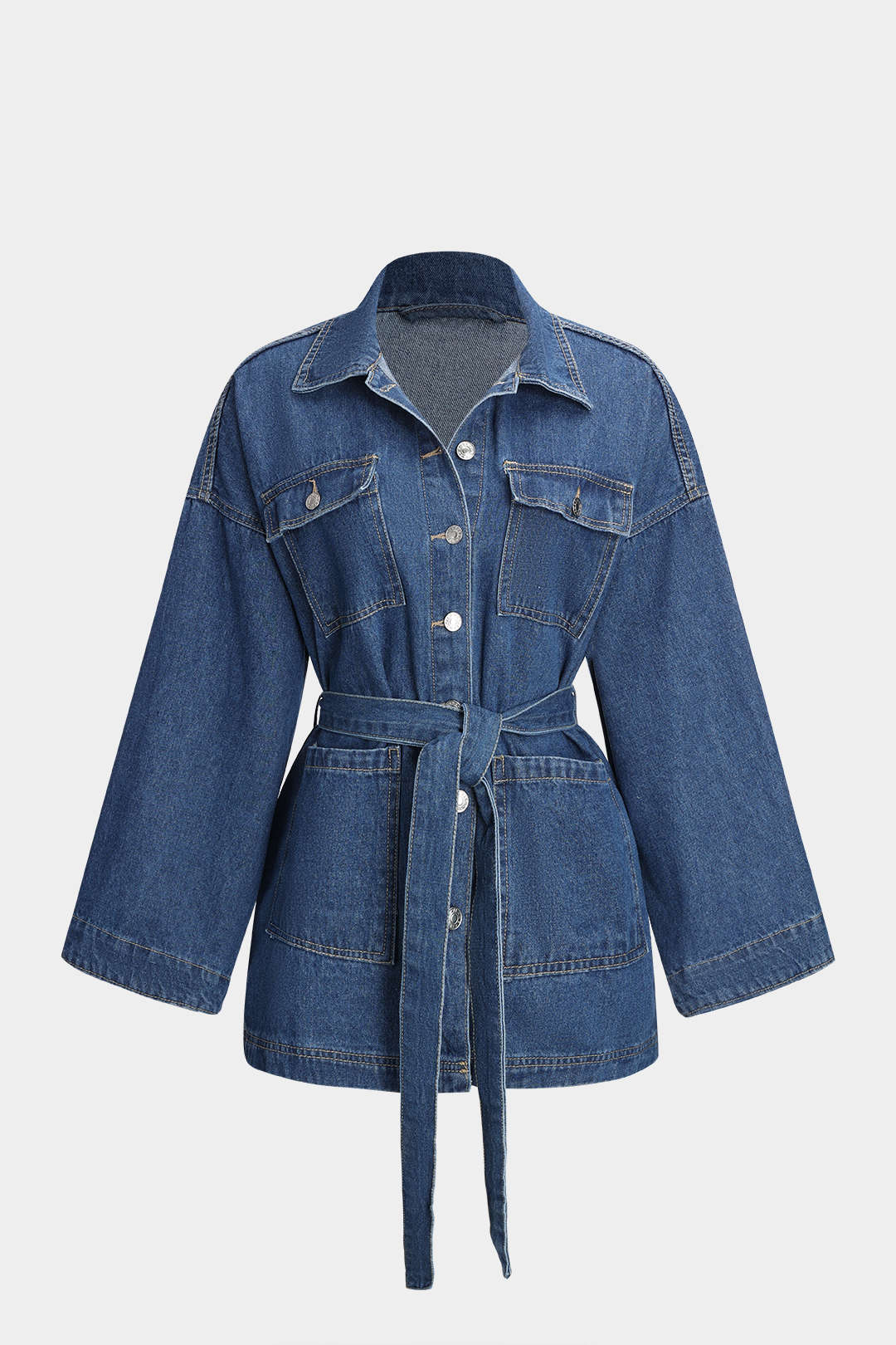 R&B | Taillierte Denim Jacke Modern und Vielseitig