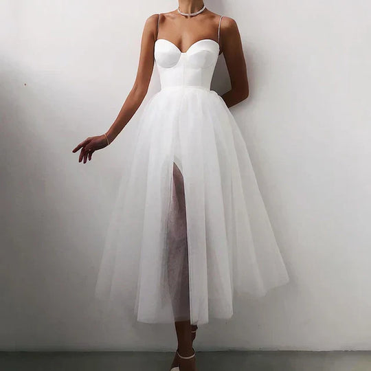 R&B | Elegantes Tüll-Korsett-Abendkleid für Damen