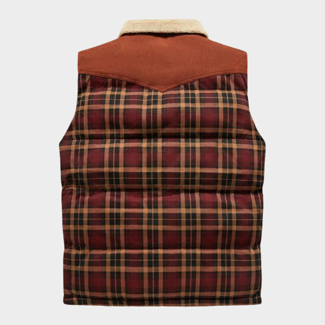 R&B | Klassisch kariertes Herren Bodywarmer