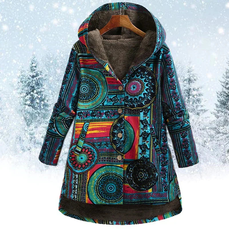 R&B | gestrickte Winterjacke - schickes warmes Hoodie-Jackett