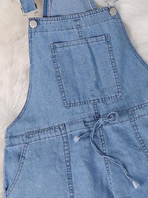 R&B | Jahrgang Schnür Denim Overall
